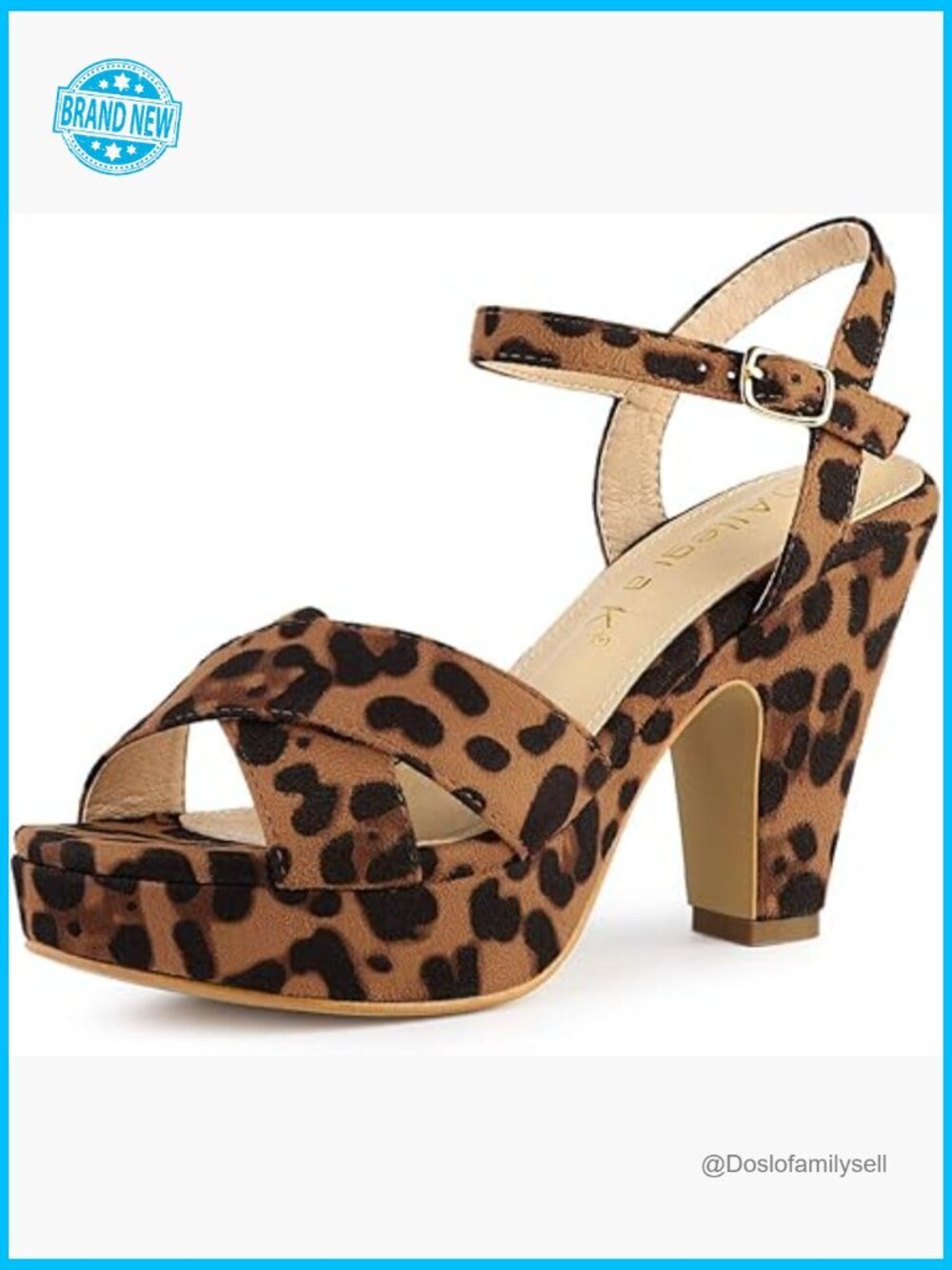 Platform Chunky Heels Slingback Sandals Y2K Retro Block Heel Round Toe